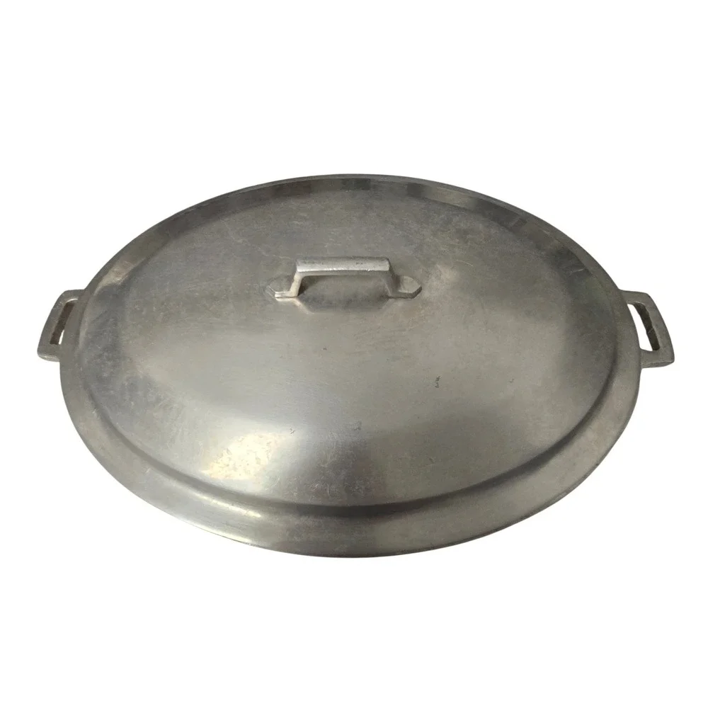 Vtg 1950s Miracle Maid Cast Aluminum Oval Roaster Dutch Oven with Basting Lid